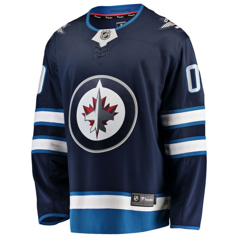 NHL Blue Winnipeg Jets Fanatics Home Breakaway Custom Jersey