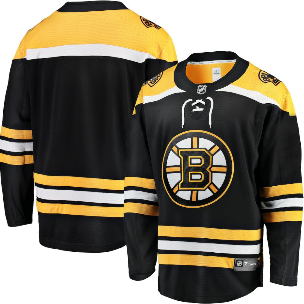 NHL Black Boston Bruins Fanatics Breakaway Home Jersey