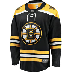 NHL Black Boston Bruins Fanatics Breakaway Home Jersey