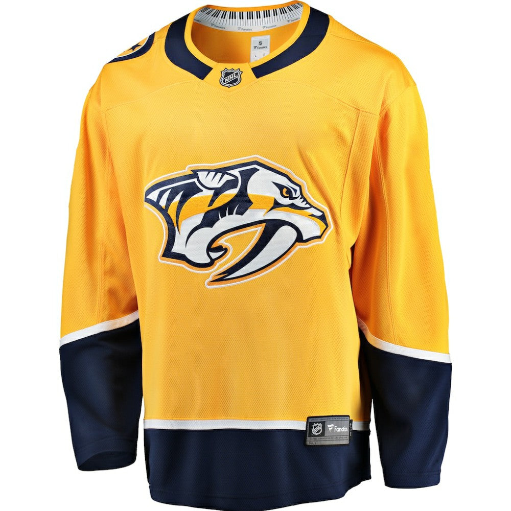 NHL Gold Nashville Predators Fanatics Breakaway Home Jersey