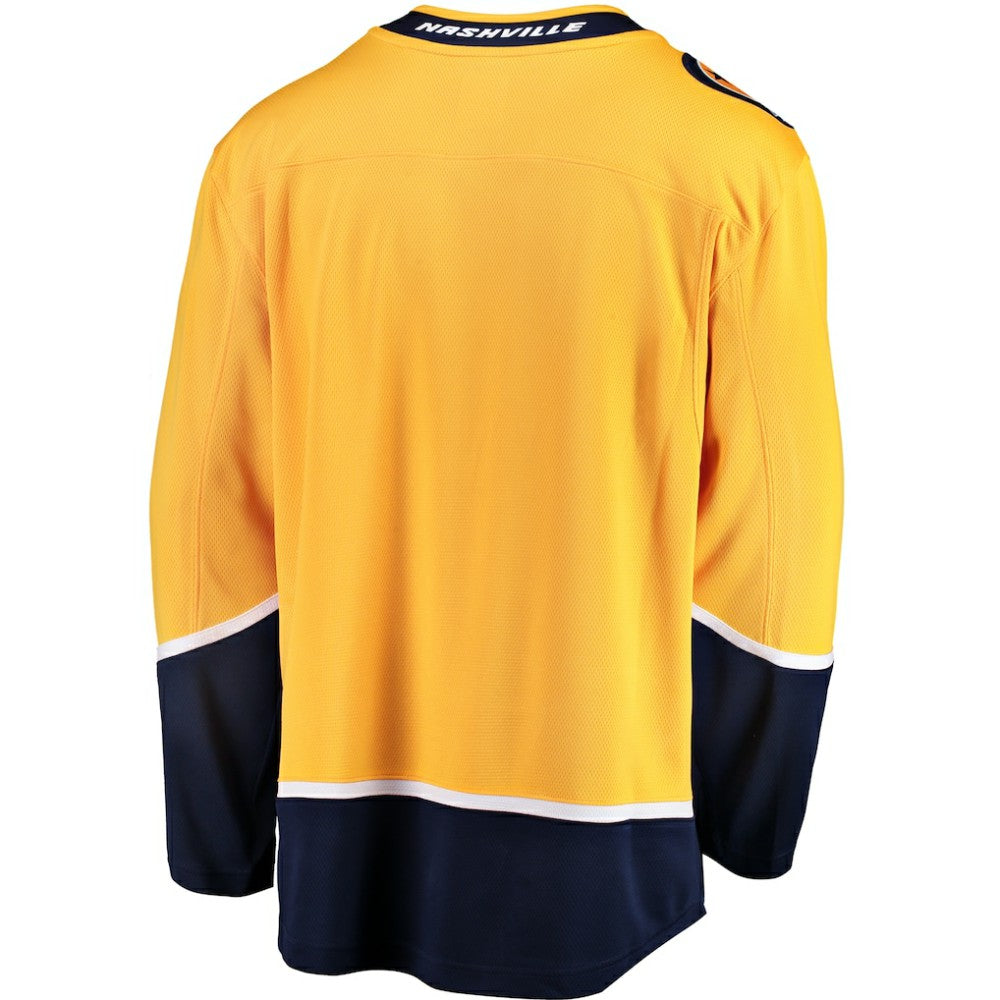 NHL Gold Nashville Predators Fanatics Breakaway Home Jersey