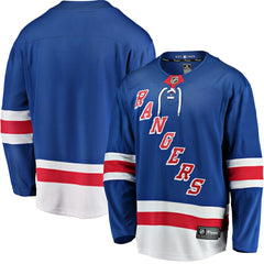 NHL Blue New York Rangers Fanatics Breakaway Home Jersey