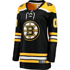 NHL Black Boston Bruins Fanatics Women's Home Breakaway Custom Jersey