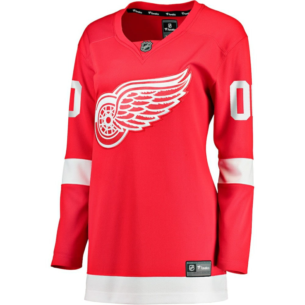 NHL Red Detroit Red Wings Fanatics Women's Home Breakaway Custom Jersey