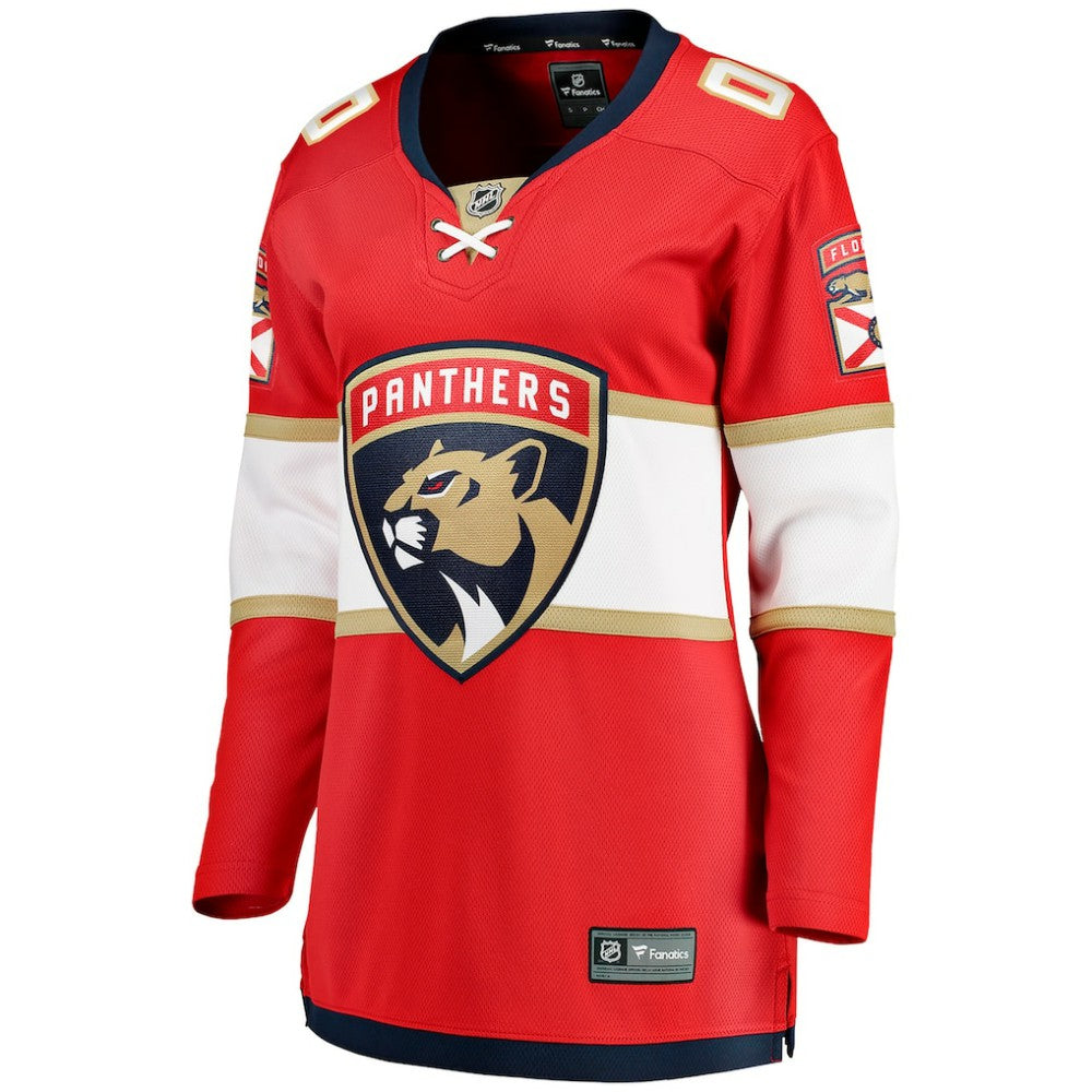 NHL Red Florida Panthers Fanatics Women's Home Breakaway Custom Jersey