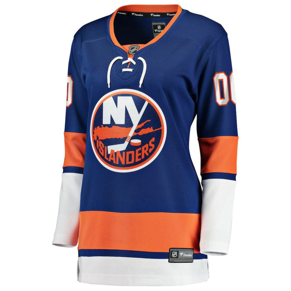 NHL Blue New York Islanders Fanatics Women's Home Breakaway Custom Jersey