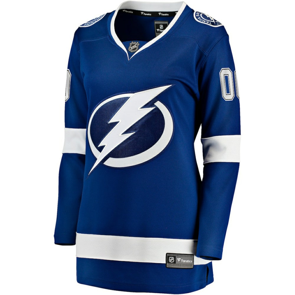 NHL Blue Tampa Bay Lightning Fanatics Women's Home Breakaway Custom Jersey