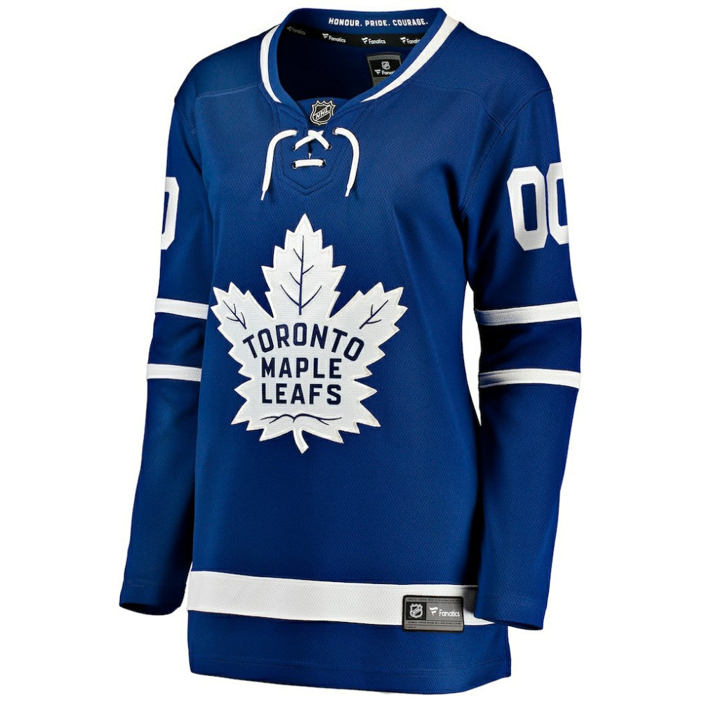 NHL Blue Toronto Maple Leafs Fanatics Women's Home Breakaway Custom Jersey