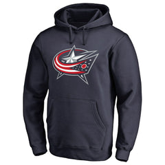 NHL Navy Zach Werenski Columbus Blue Jackets Backer Pullover Hoodie