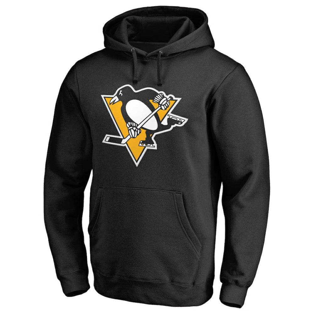 NHL Black Kris Letang Pittsburgh Penguins Backer Pullover Hoodie