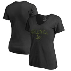 MLB Athletics Women's Camo T-Shirt
