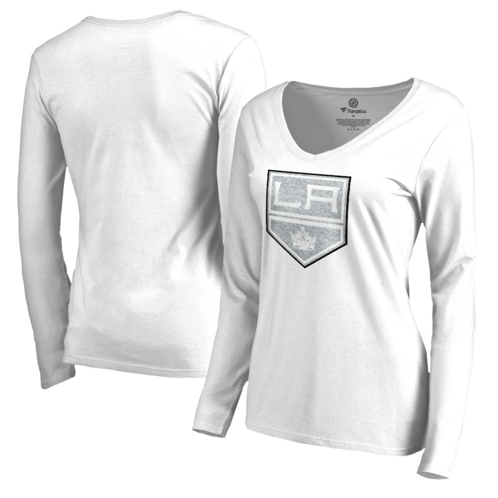 NHL White Los Angeles Kings Women's White Out Long Sleeve T-Shirt