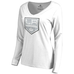 NHL White Los Angeles Kings Women's White Out Long Sleeve T-Shirt