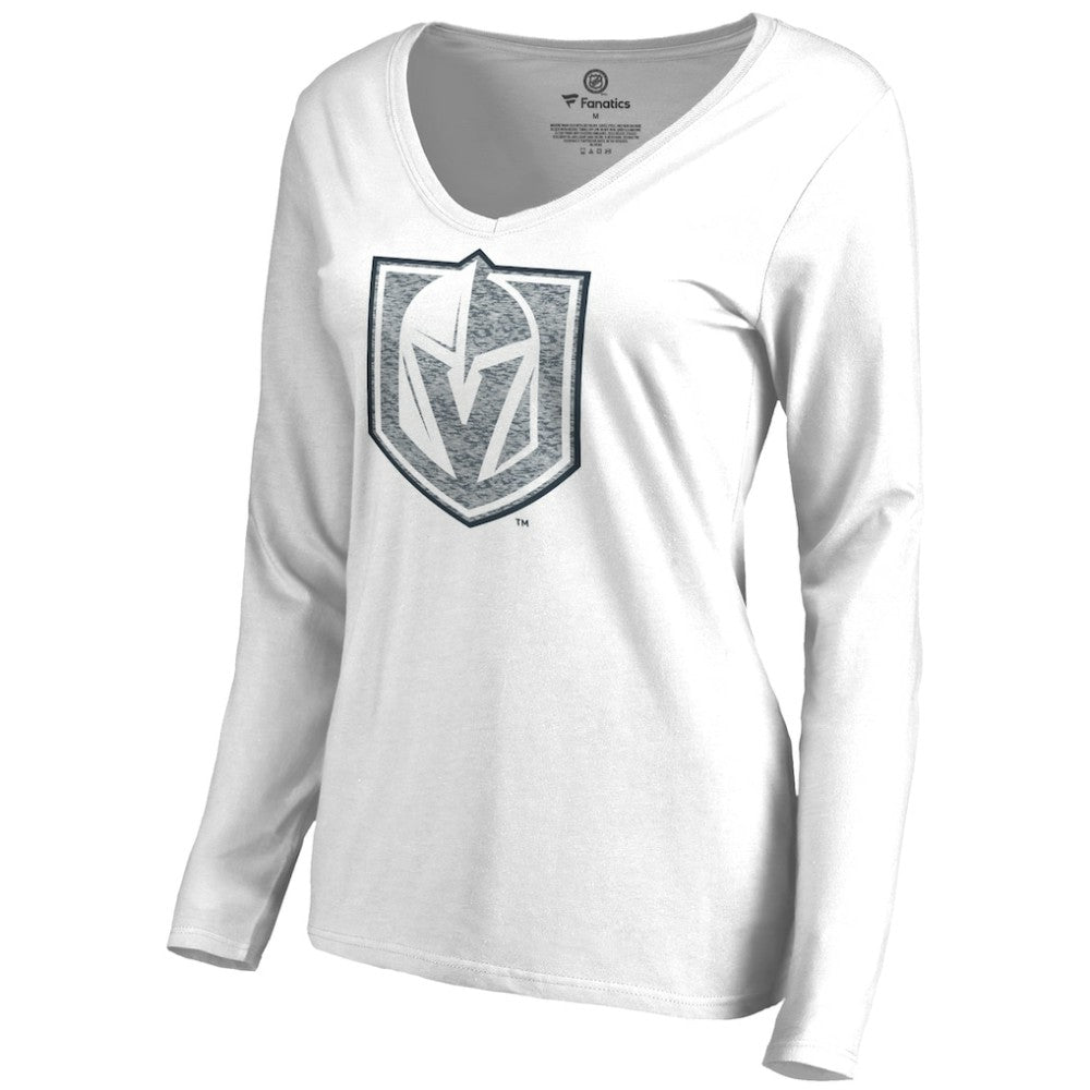 NHL White Vegas Golden Knights Women's White Out Long Sleeve T-Shirt