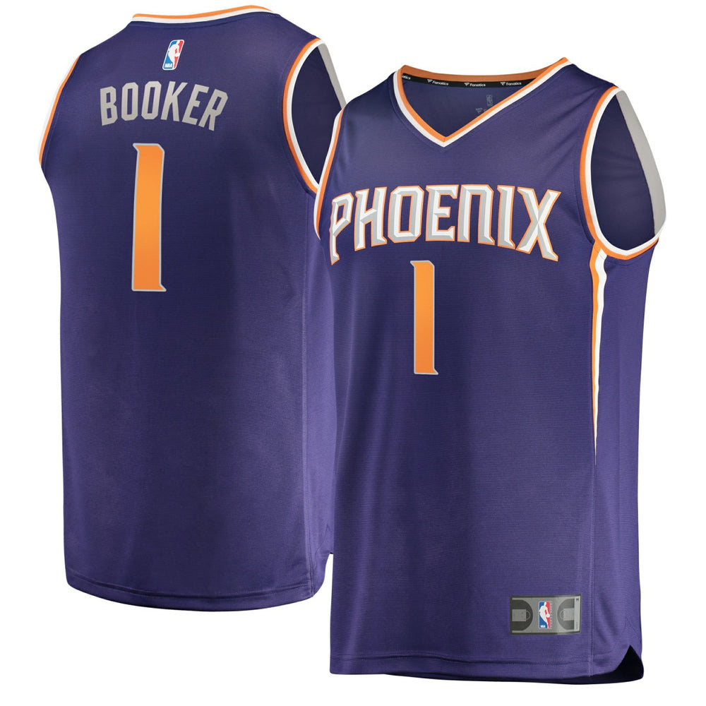 NBA Devin Booker Phoenix Suns Fast Break Replica Jersey Purple