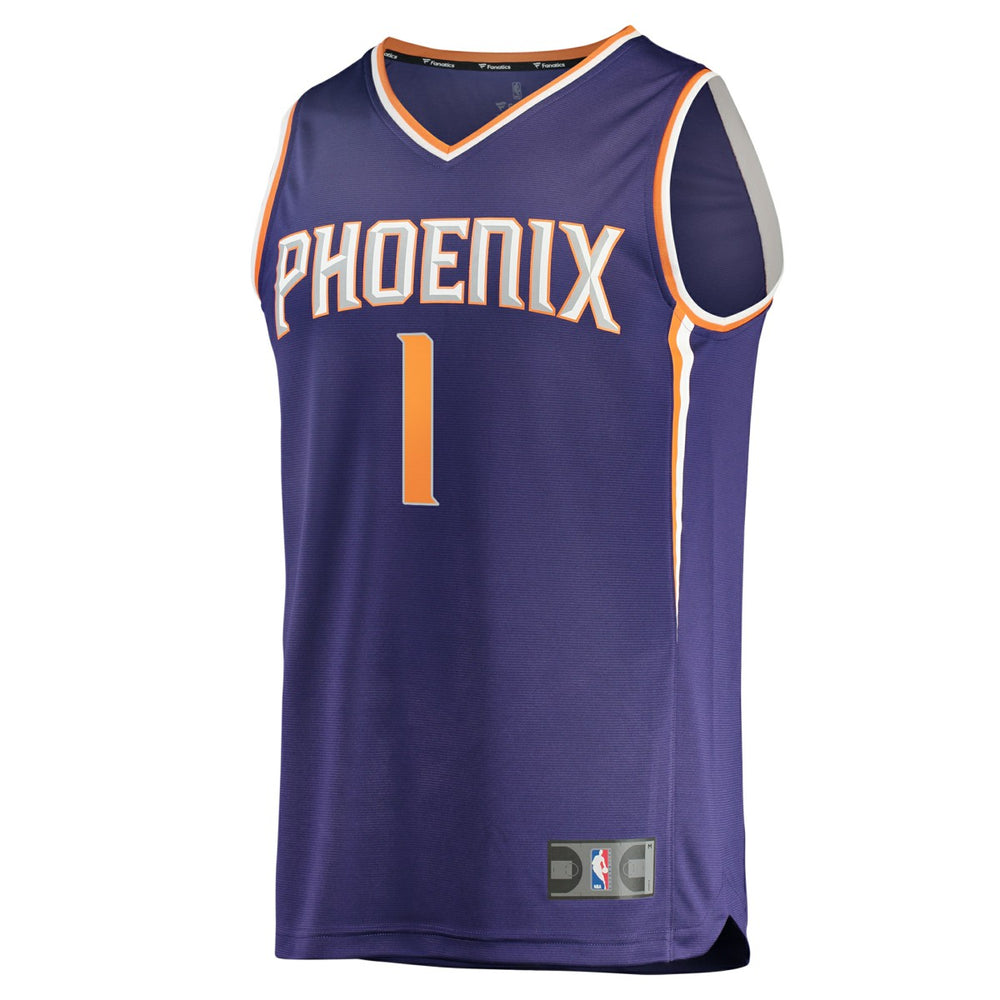 NBA Devin Booker Phoenix Suns Fast Break Replica Jersey Purple