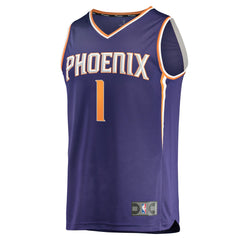 NBA Devin Booker Phoenix Suns Fast Break Replica Jersey Purple