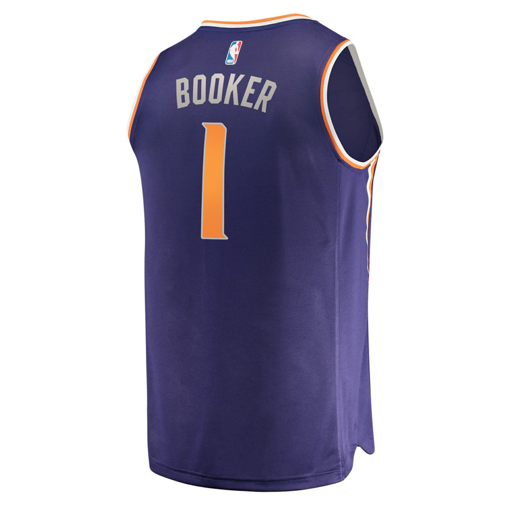 NBA Devin Booker Phoenix Suns Fast Break Replica Jersey Purple