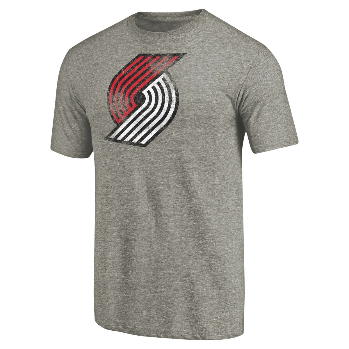 NBA Portland Trail Blazers Distressed Team Logo Tri-Blend T-Shirt