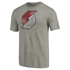 NBA Portland Trail Blazers Distressed Team Logo Tri-Blend T-Shirt