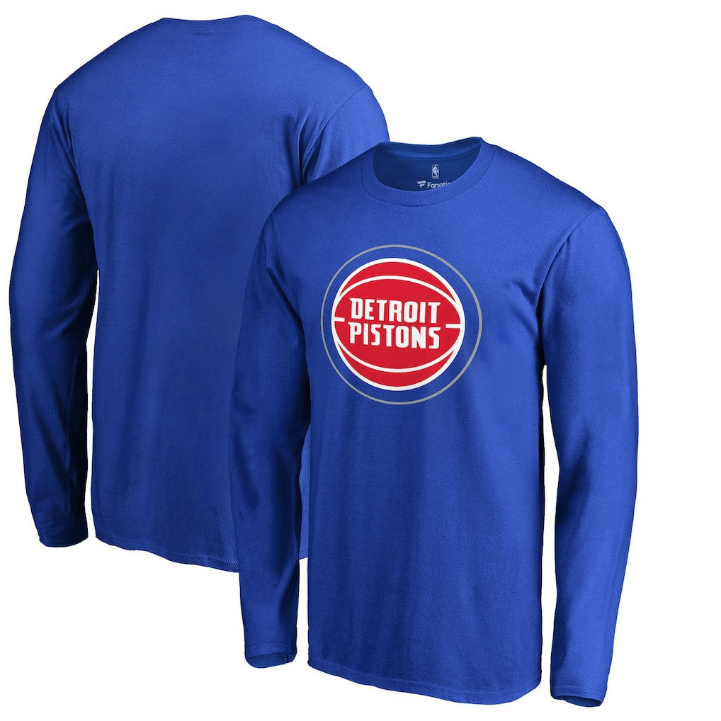 NBA Detroit Pistons Primary Logo 2 Long Sleeve T-Shirt sale