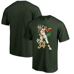NBA Giannis Antetokounmpo Milwaukee Bucks Fade Away T-Shirt