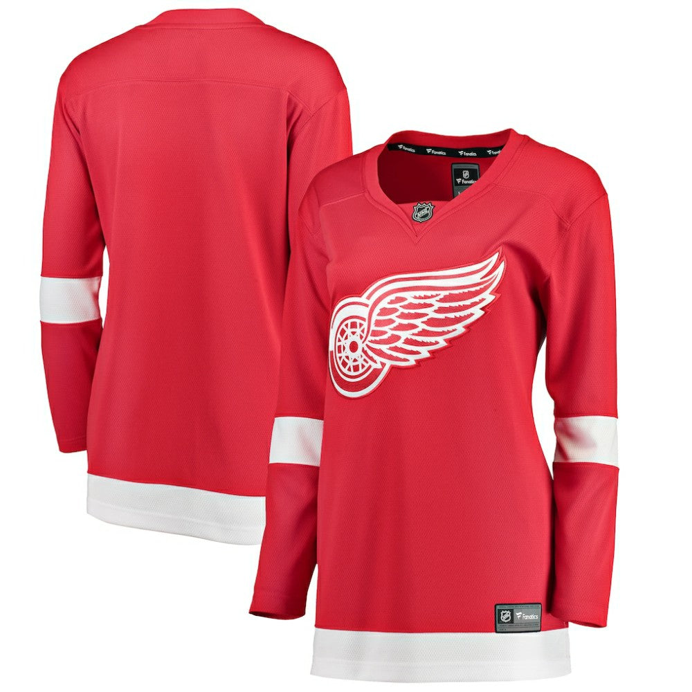 NHL Red Detroit Red Wings Fanatics Women's Home Breakaway Jersey