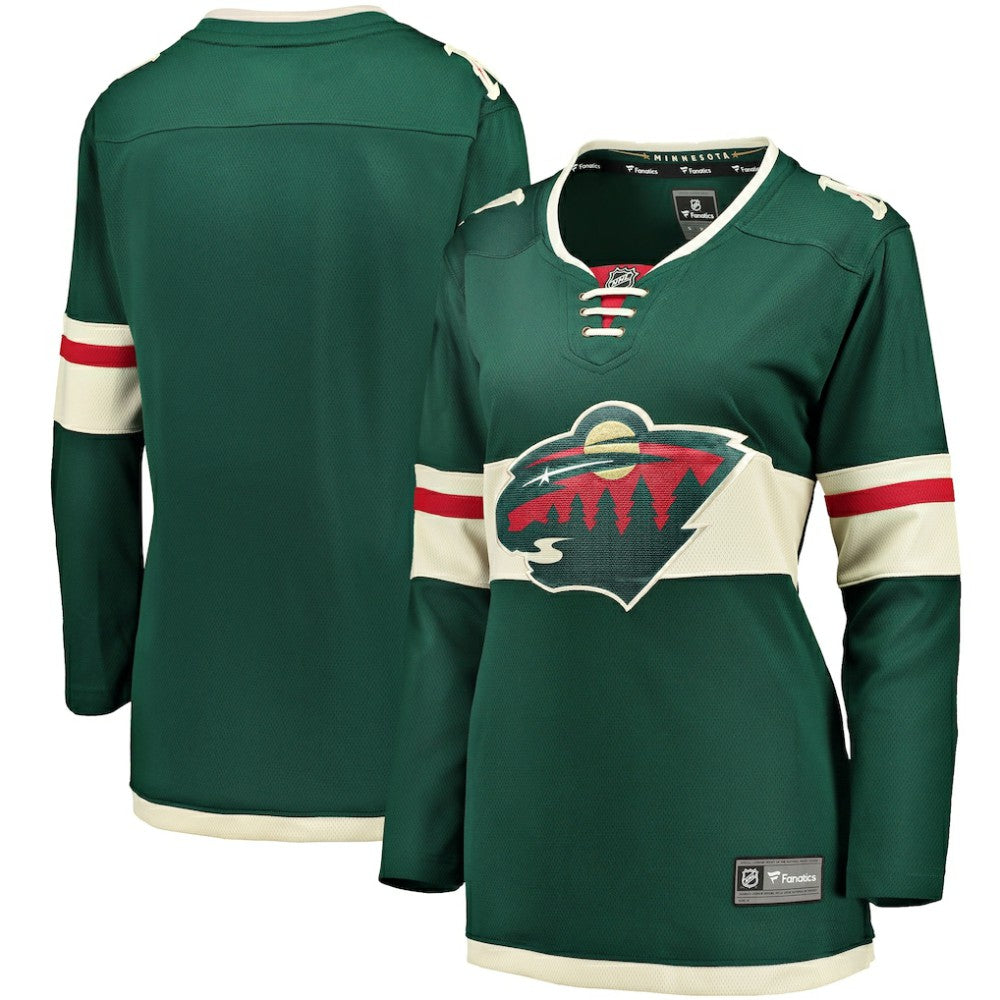 NHL Green Minnesota Wild Fanatics Women's Home Breakaway Jersey