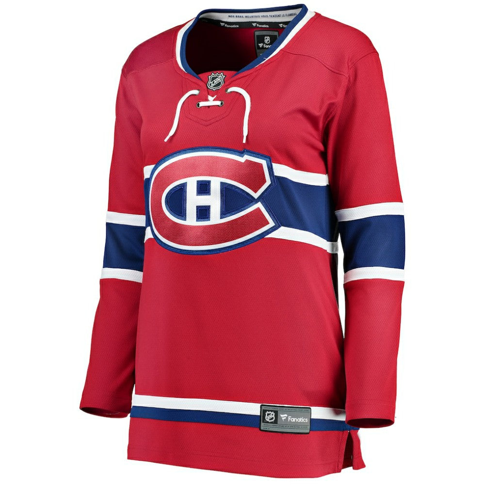 NHL Red Montreal Canadiens Fanatics Women's Home Breakaway Jersey