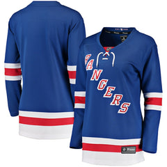 NHL Blue New York Rangers Fanatics Women's Home Breakaway Jersey