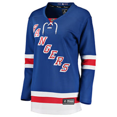 NHL Blue New York Rangers Fanatics Women's Home Breakaway Jersey