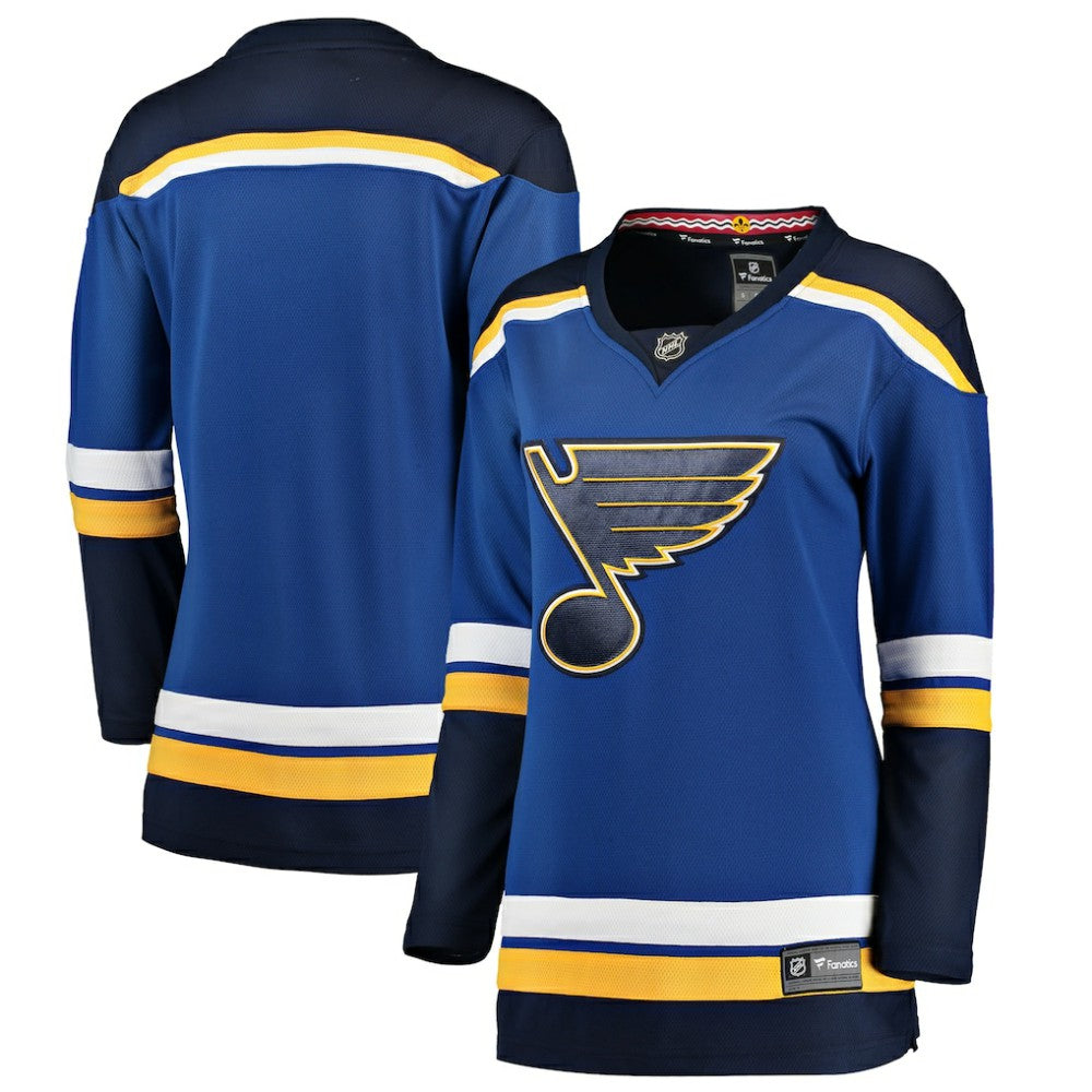 NHL Blue St. Louis Blues Fanatics Women's Home Breakaway Jersey