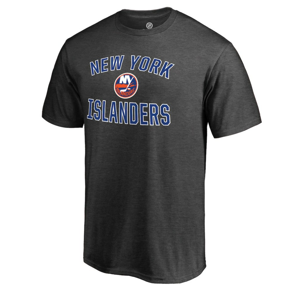 NHL Heathered Gray New York Islanders Victory Arch T-Shirt