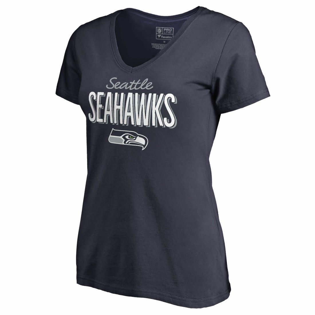 Women's Nostalgia V-Neck T-Shirt - Seattle Seahawks