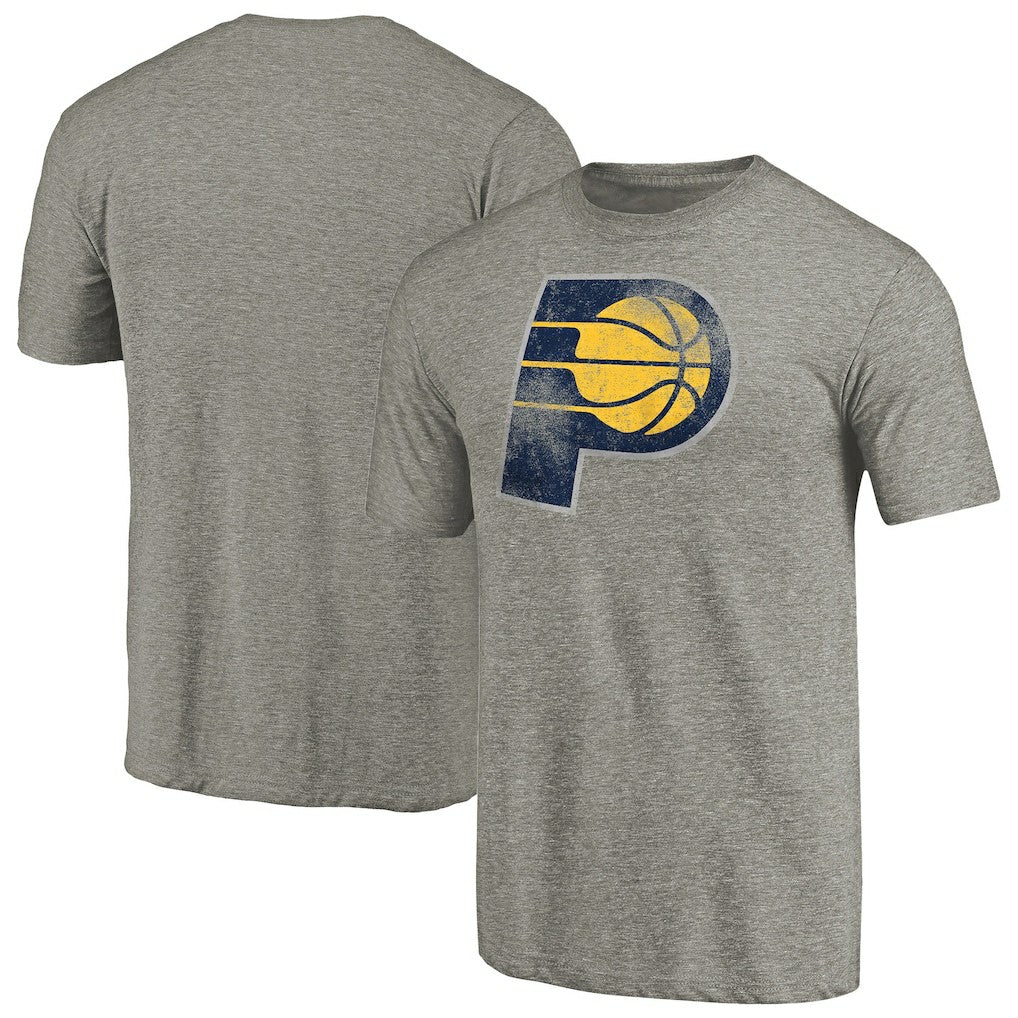 NBA Indiana Pacers Distressed Team Logo Tri-Blend T-Shirt