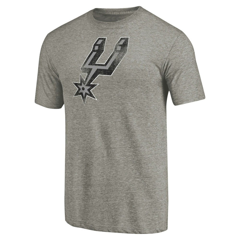NBA San Antonio Spurs Distressed Team Logo Tri-Blend T-Shirt
