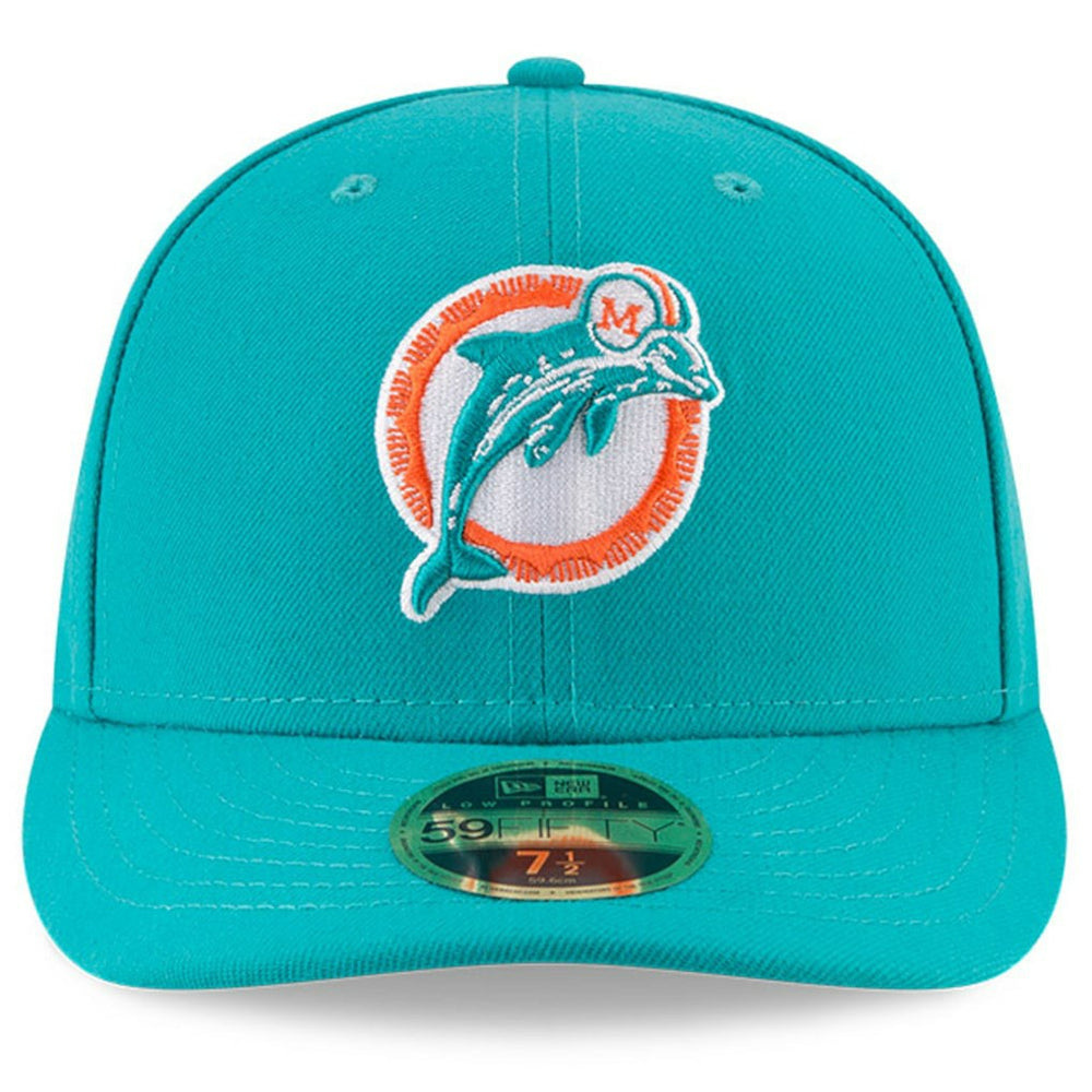 Omaha Throwback Low Profile 59FIFTY Fitted Hat - Miami Dolphins