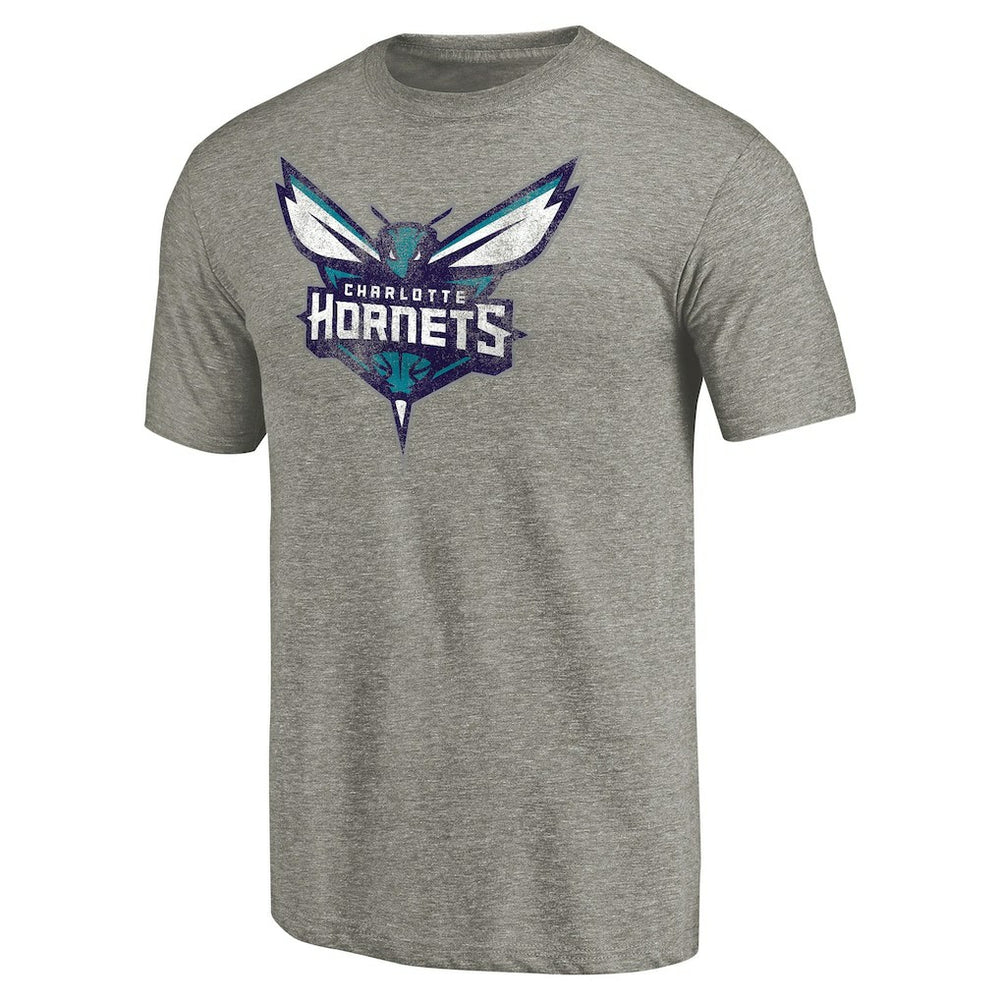 NBA Charlotte Hornets Distressed Team Logo Tri-Blend T-Shirt