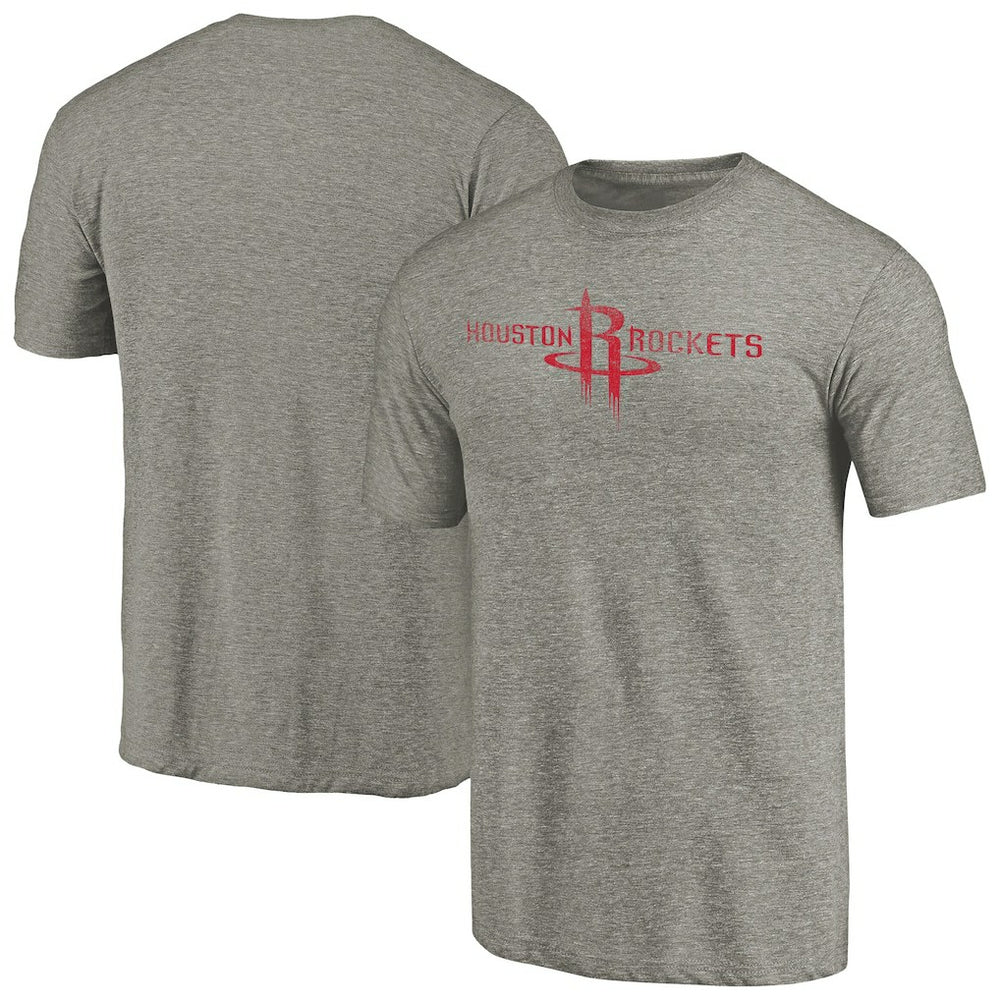 NBA Houston Rockets Distressed Team Logo Tri-Blend T-Shirt
