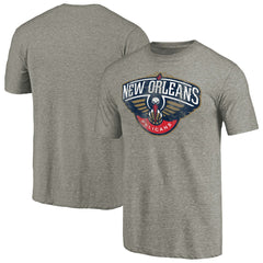 NBA New Orleans Pelicans Distressed Team Logo Tri-Blend T-Shirt