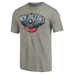 NBA New Orleans Pelicans Distressed Team Logo Tri-Blend T-Shirt
