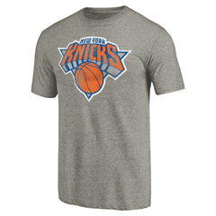 NBA New York Knicks Distressed Team Logo Tri-Blend T-Shirt