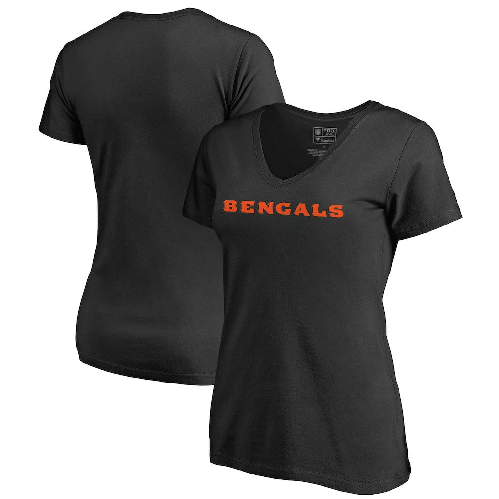 Women's Wordmark V-Neck T-Shirt - Cincinnati Bengals