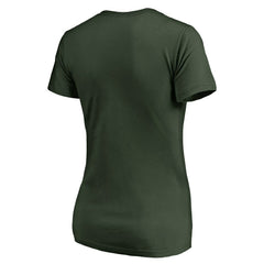 Women's Wordmark V-Neck T-Shirt - Green Bay Packers