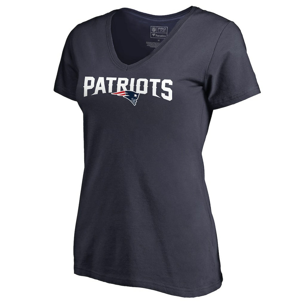 Women's Wordmark V-Neck T-Shirt - New England Patriots