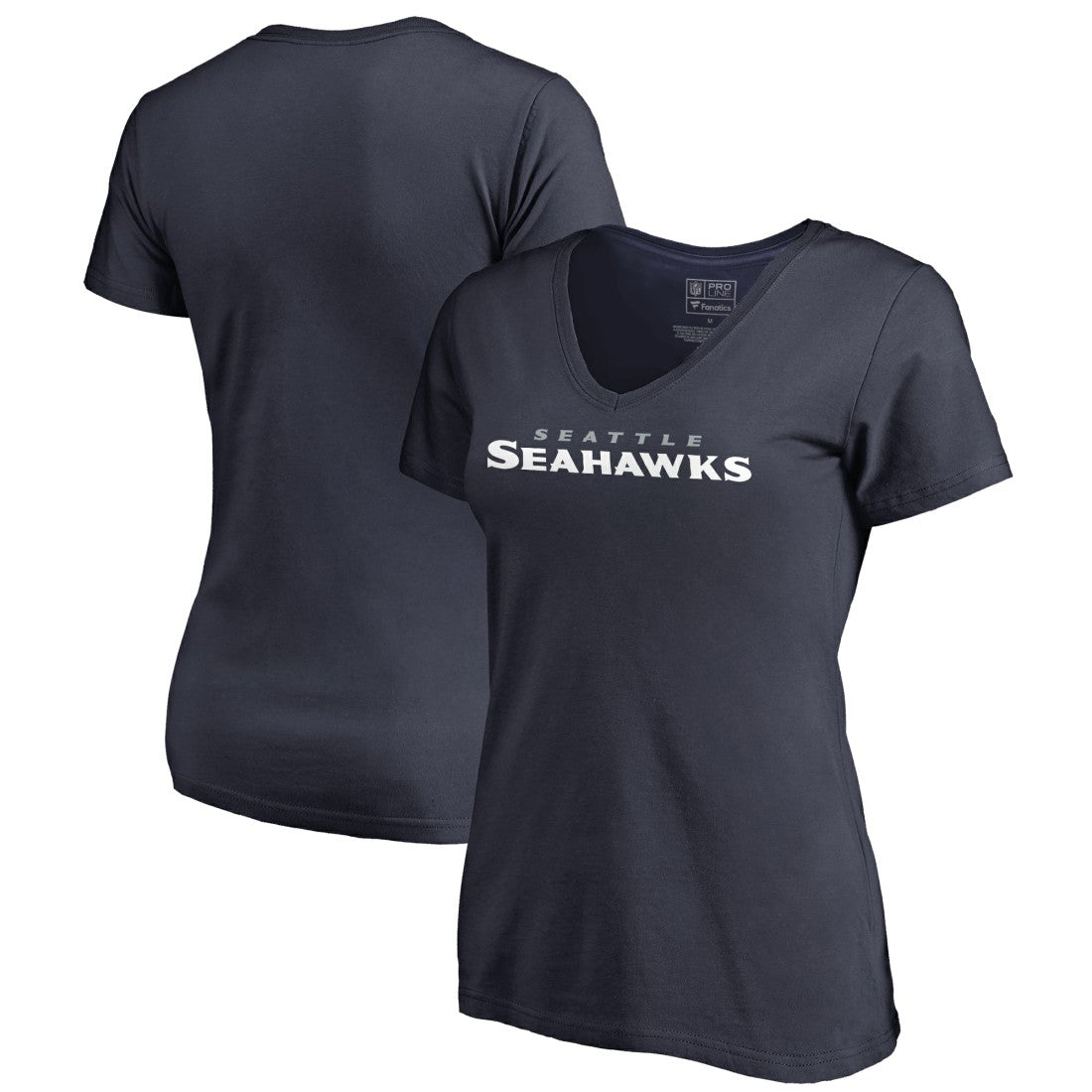Women's Wordmark V-Neck T-Shirt - Seattle Seahawks