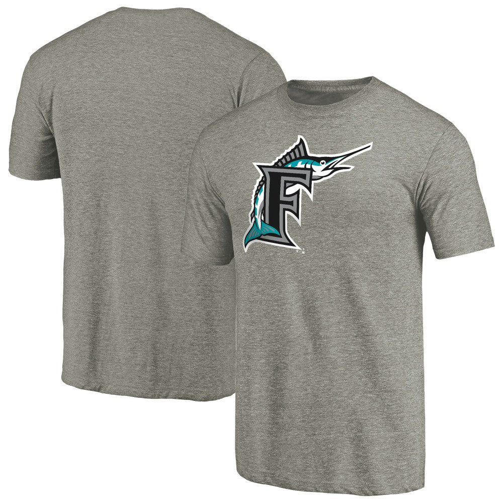 MLB Miami Marlins Cooperstown Collection Forbes Tri-Blend T-Shirt