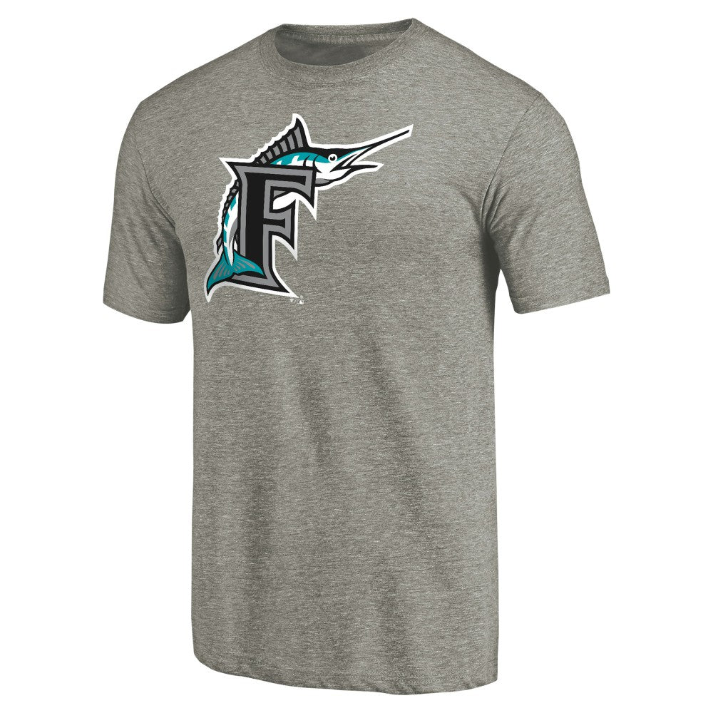 MLB Miami Marlins Cooperstown Collection Forbes Tri-Blend T-Shirt