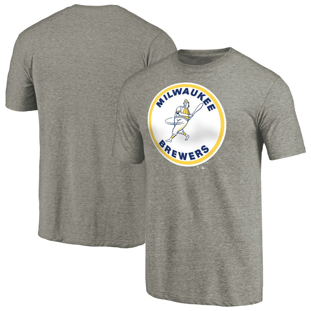 MLB Milwaukee Brewers Cooperstown Collection Forbes Tri-Blend T-Shirt
