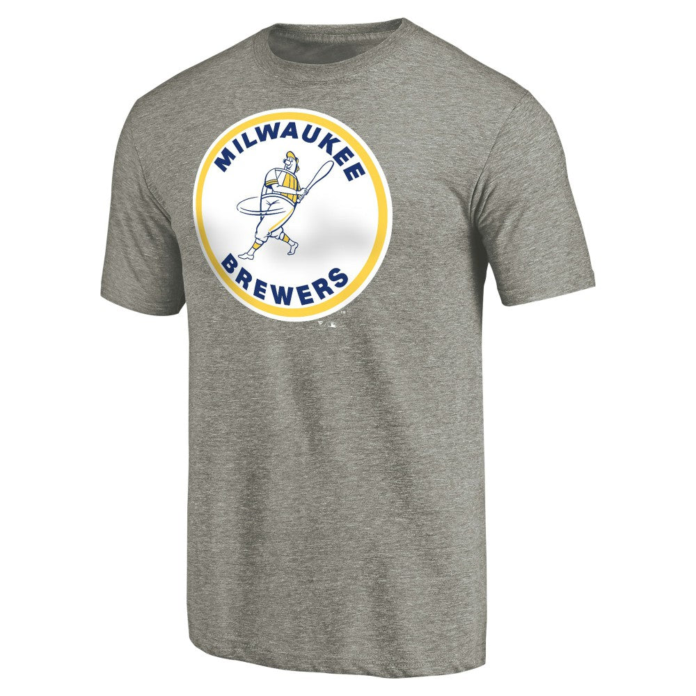 MLB Milwaukee Brewers Cooperstown Collection Forbes Tri-Blend T-Shirt